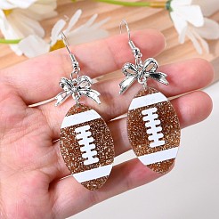 Alloy & Acrylic Dangle Earrings&nbsp;FS-WGAF2AA-01