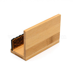 Chinese Style Rectangle Bamboo Business Card Holder&nbsp;DJEW-WH0001-006