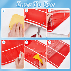 Paper Car Hood Cover Sticker&nbsp;DIY-WH0419-76A