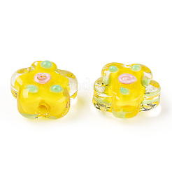 Handmade Bumpy Lampwork Beads&nbsp;LAMP-N024-04I