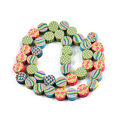 Handmade Polymer Clay Beads Strands&nbsp;CLAY-N010-081
