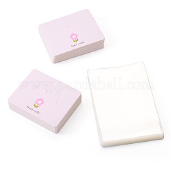 100Pcs Rectangle Clear Polypropylene Cellophane Bags&nbsp;CDIS-TA0001-38A