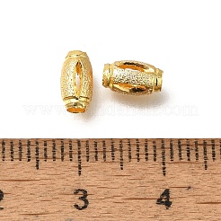 Rack Plating Oval Brass Beads&nbsp;KK-F883-04G