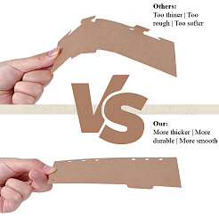 5Pcs Kraft Paper Binder Dividers&nbsp;AJEW-CP0011-76A