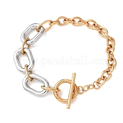 201 Stainless Steel Chain Bracelets&nbsp;LS-BJEW-P378-01B-A