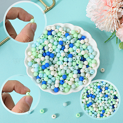 1000Pcs Frosted Opaque Acrylic Beads&nbsp;OACR-SP0001-32B