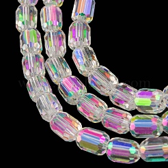 Electroplate Glass Beads Strands&nbsp;EGLA-D031-01-01