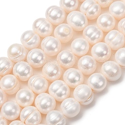 Natural Cultured Freshwater Pearl Beads Strands&nbsp;PA-CBABE82-09B
