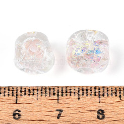 Handmade Foil Lampwork Beads Strands&nbsp;FOIL-T008-04A