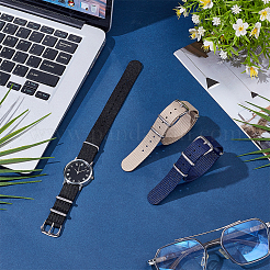 3Pcs 3 Colors Nylon Watch Bands&nbsp;AJEW-OC0015-62