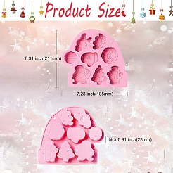 DIY Christmas Theme Food Grade Silicone Molds&nbsp;DIY-CJC0009-04