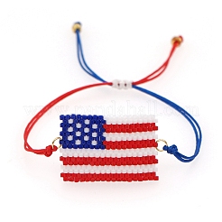 Miyuki Seed Braided Bead Bracelet&nbsp;BJEW-P269-29E