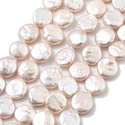 Natural Baroque Keshi Pearl Beads Strands&nbsp;PEAR-P064-18A-03A