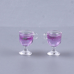 Resin Cup Pendants&nbsp;X-CRES-S359-11G