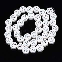 Handmade Polymer Clay Bead Strands&nbsp;CLAY-S096-038