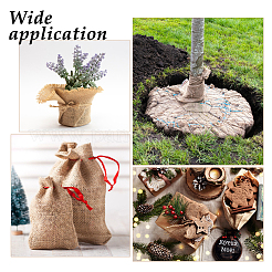 Rectangle Jute Fabric&nbsp;DIY-WH0308-647