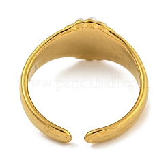 Round Synthetic Malachite Finger Rings&nbsp;RJEW-U015-03G