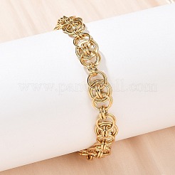 304 Stainless Steel Mesh Chain Bracelets for Women&nbsp;BJEW-Z143-17G