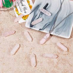 Faceted Natural Rose Quartz Healing Stones&nbsp;G-SZ0001-54