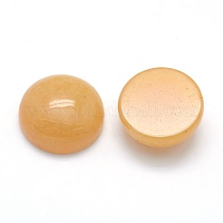 Natural Yellow Aventurine Cabochons&nbsp;G-P393-R36-8MM
