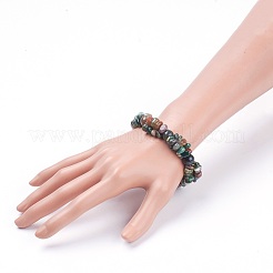 Natural Indian Agate Stretch Bracelets&nbsp;BJEW-JB03746-02