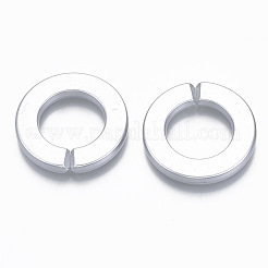 Opaque Spray Painted Acrylic Linking Rings&nbsp;X-OACR-S021-73A-B02