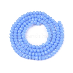 Opaque Solid Color Imitation Jade Glass Beads Strands&nbsp;EGLA-A044-P1mm-D17
