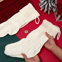 4Pcs 2 Colors Knitted Acrylic Fiber Hanging Stocking Bags&nbsp;AJEW-SP0004-02