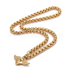 304 Stainless Steel Pendants Necklaces&nbsp;X-STAS-D178-05G