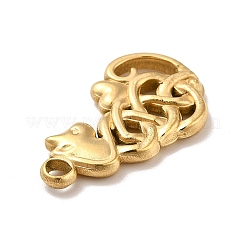 Ion Plating(IP) 201 Stainless Steel Pendants&nbsp;LS-STAS-P312-01G