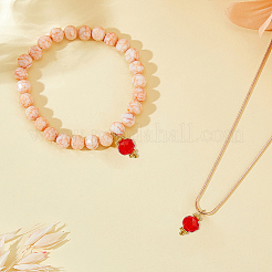 120Pcs 20 Color Glass Charms&nbsp;FIND-DC0004-81