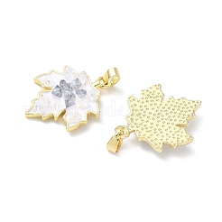 Brass Enamel Pendants&nbsp;KK-Z134-02G-01