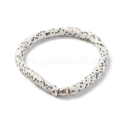 Polymer Clay Heishi Beads Stretch Bracelets Set&nbsp;BJEW-JB07395
