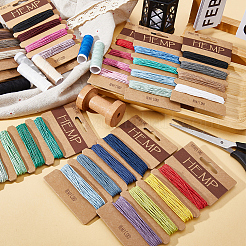 12Pcs 12 Colors Cotton Thread Sets&nbsp;OCOR-GF0003-06