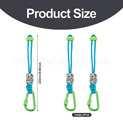 Polyester Cord Ropes Pendant Decorations&nbsp;HJEW-TADJ0022-02C