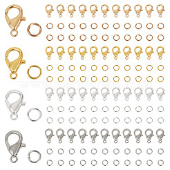 400pcs 4 Colors Alloy Lobster Claw Clasps&nbsp;FIND-TA0008-94