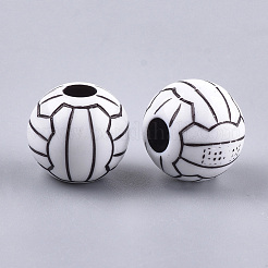 Craft Style Acrylic Beads&nbsp;MACR-T023-18