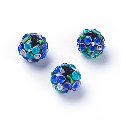 Handmade Bumpy Lampwork Beads&nbsp;LAMP-E021-07F