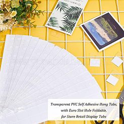 300Pcs Transparent PVC Self Adhesive Hang Tabs&nbsp;CDIS-HY0001-01
