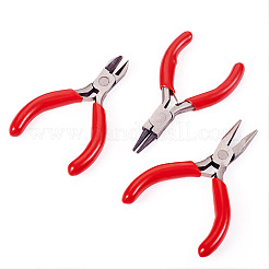 3Pcs 3 Styles Carbon Steel Mini Pliers Sets&nbsp;PT-TA0001-12