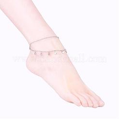 Tarnish Resistant 304 Stainless Steel Anklets&nbsp;AJEW-AN00206
