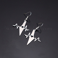 304 Stainless Steel Dangle Earrings for Women&nbsp;WGF6611-01