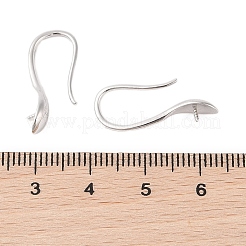 925 Sterling Silver Hoop Earrings Findings&nbsp;STER-B004-14P