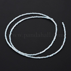 Glass Silk Stain Style Beads Strands&nbsp;GLAA-N047-001A-01