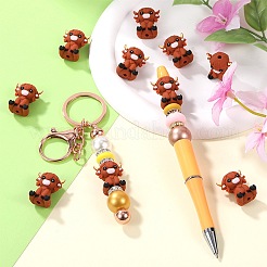 10Pcs Food Grade Eco-Friendly Silicone Focal Beads&nbsp;SIL-SZ0002-46G