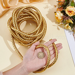 5M Braided Round PU Leather Jewelry Cord&nbsp;OCOR-GF0005-92B