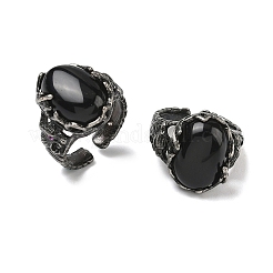 Natural & Synthetic Gemstone Cuff Rings&nbsp;G-H332-15AS