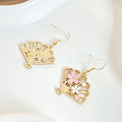 Alloy Enamel Dangle Earrings&nbsp;FS-WG5BF49-01