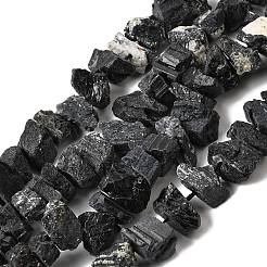 Natural Black Tourmaline Beads Strands&nbsp;G-I283-F12