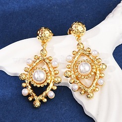 Brass Stud Earrings&nbsp;KK-U058-63B-G